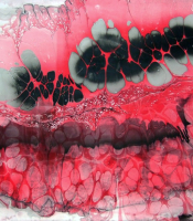 Grande Composition Red and Black Series: Untitled #3, 2010