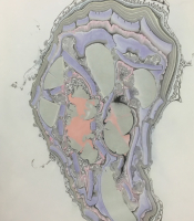 Suimonga monotype: Untitled#19, 2015